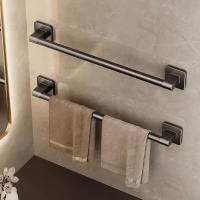Soporte De Toalla De Baño Sin Perforar Estante De Pies De Baño Soporte De Mangle Para Cocina Y Baño Material Plástico Montaje Por Ensamblaje - details 9