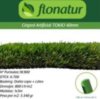 Césped Artificial TOKIO 40 mm Natural y Realista | Suave y Denso | Resistente UV | Hilo en Forma de C | Reciclable y No Tóxico | Alta Densidad 18.900 Puntadas | Drenaje 800 l/h/m² - details 3