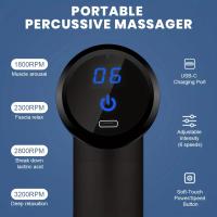 Masajeador Eléctrico De Fascia Portátil Con Pantalla Táctil LED 4 Cabezas De Masaje Reemplazables Relajación Corporal - details 9