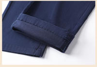 Nuevos Pantalones Casuales Para Hombre De Algodón Para Todas Las Estaciones Pantalones Negocios Rectos Y Slim Moda Clásica Talla Grande Con Bolsillos - details 30