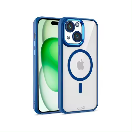 FUNDA COOL IPHONE 15 PLUS MAGNETICA AZUL - 1