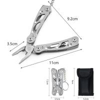 Alicates Multifuncionales De Acero Inoxidable Para Exteriores Herramientas De Sobrevivencia Camping Alicates Plegables Portátiles Con Cuchillo Combinado - details 0