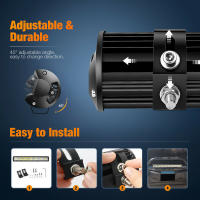 Barra De Luces LED Para Coche Trabajo Offroad Spot Flood Combo Para Camión SUV Barco ATV 12V 24V Faros Luz De Trabajo IP68 - details 1