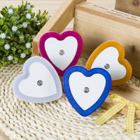 Lámpara Nocturna LED En Forma De Corazón Con Control Inalámbrico Y Sensor Mini Para Dormitorio Y Sala De Estar EU US Plug - details 1