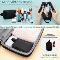 Neceser de viaje para hombres y Mujeres, Bolsa de almacenamiento plegable con ASA para Cosméticos, artículos de tocador - details 1
