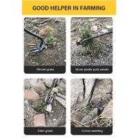 Multifuncional Herramienta De Jardín Duradera Y Portátil Para Plantas De Verduras Y Agricultura - Rastrillo Anteojos De 4 Dientes - details 4