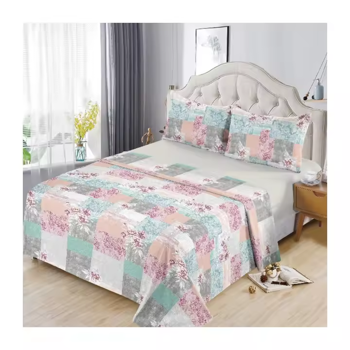 PLUSHOME Juego de Sábanas de Microfibra de Poliéster Suave Hasta 5 Piezas - Cama 90 160x260, 135 210x260, 150 230x260 Cm 180 250x270 Cm - 1