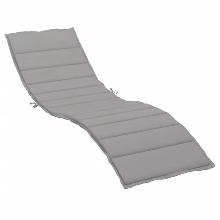 vidaXL Cojín de tumbona de tela Oxford 200x50x3 cm Color Antracita,  Gris,  Crema y mas Cojín Decorativo de Asiento Cojines de muebles de salon - 1