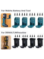 Soporte De Pared Para Baterías De Herramientas Eléctricas Compatible Con Makita/Dewalt 18V Organizador De Perforadoras 2-en-1 - details 10