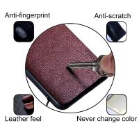 Funda De Cuero De Lujo Para Xiaomi Poco F6 pro Diseño Sencillo Cubierta Negocios Con Bolsillo Para Tarjetas Resistente Al Agua Y Arrugas - details 7