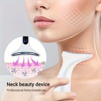 Dispositivo de belleza con terapia de fotones LED para masaje de cuello y cara: máquina de alta frecuencia sin perfume con tratamiento de luz de 3 colores, batería de litio recargable por USB, portátil para horas extras de trabajo y viajes de negocios - details 2