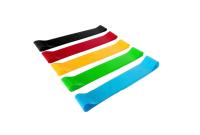 HOGARISIMO Set de 5 Bandas Elásticas de Resistencia – Cintas Fitness para Ejercicio, Yoga, Pilates y Rehabilitación - details 3