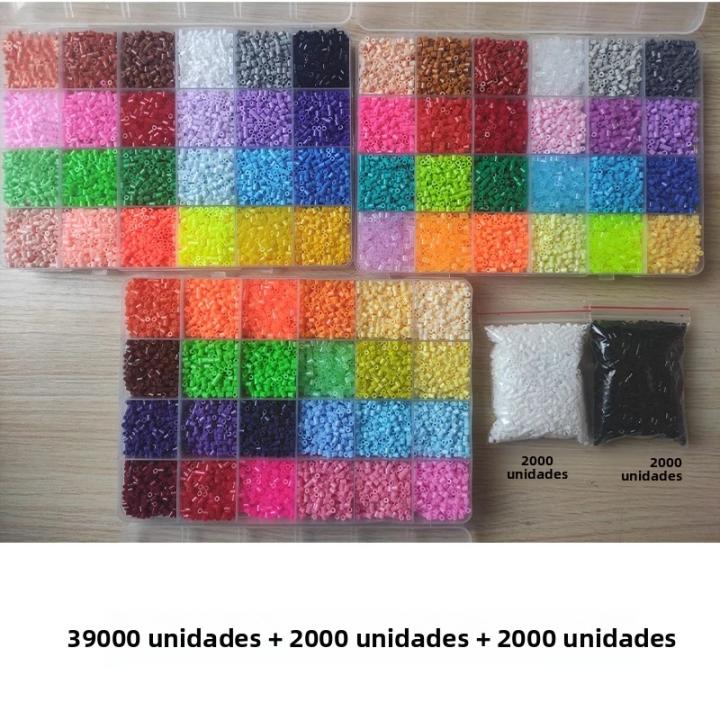 Kit De Juguetes Creativos Perler Con 24/72 Colores 2.6mm Hama Bolas 3D Puzzle DIY Para Niños Juguetes De Manualidades Hechas a Mano Regalo