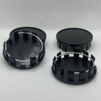 4Pcs 54mm Cubiertas De Eje Para Ruedas De Coche En Negro Y Plateado ABS Plástico Accesorios Automotrices Protección Contra Polvo - details 3