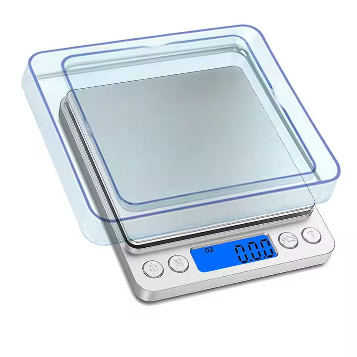 Báscula De Cocina Digital 3000g Precisión 0.1g Mini Con Pantalla LCD Para Cocina Hornear Joyería Material Acero Inoxidable - 1