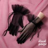 Guantes De Boda Para Novia Estilo Romántico Y Dulce De Largo Muñeca Para Mujer Guantes De Fiesta De Baloncesto - details 4
