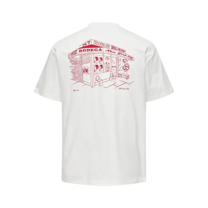 Only & Sons Only And Sons Camiseta M/c Bodega Blanca - 1