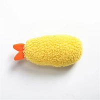 Juguete De Masticar Para Perros Tempura De Camarón Frito Suave Y Silbante De Peluche Para Juguetear a Los Puppies Terrier Hond Shiba Yorkshire Corgi - details 5