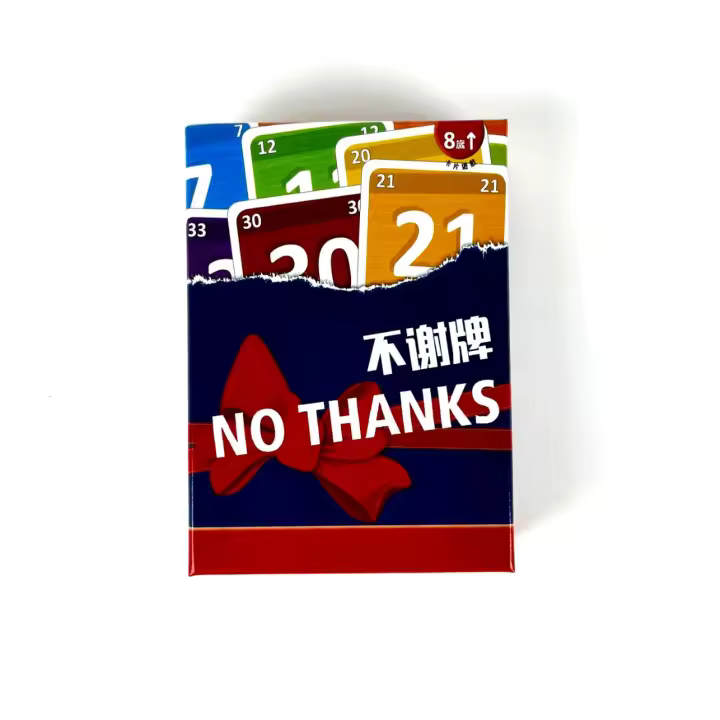 Juego De Tablero Divertido No Thanks Para 3-7 Jugadores Ideal Para Familia/ Fiesta/ Amigos Regalo Para Niños - 1