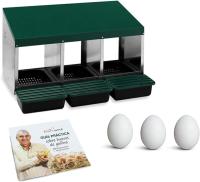 Ponedero ECO 3 huecos para gallinas - Nido para 12 gallinas - FINCA CASAREJO - details 0