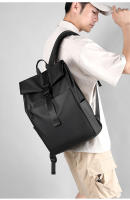 Viajes de negocios Gran capacidad Mochila informal de 15,6 pulgadas Bolsa para computadora Mochila impermeable para deportes de ocio al aire libre 30 * 13 * 46 cm Color gris - details 7