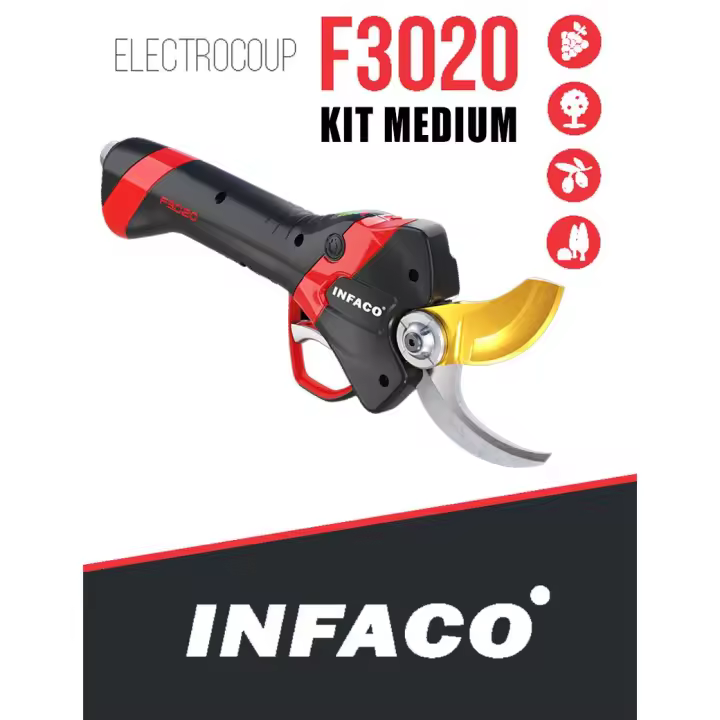 TIJERA ELECTROCOUP F-3020W KIT MEDIUM (45mm.) - I.V.A INCLUIDO. - 1