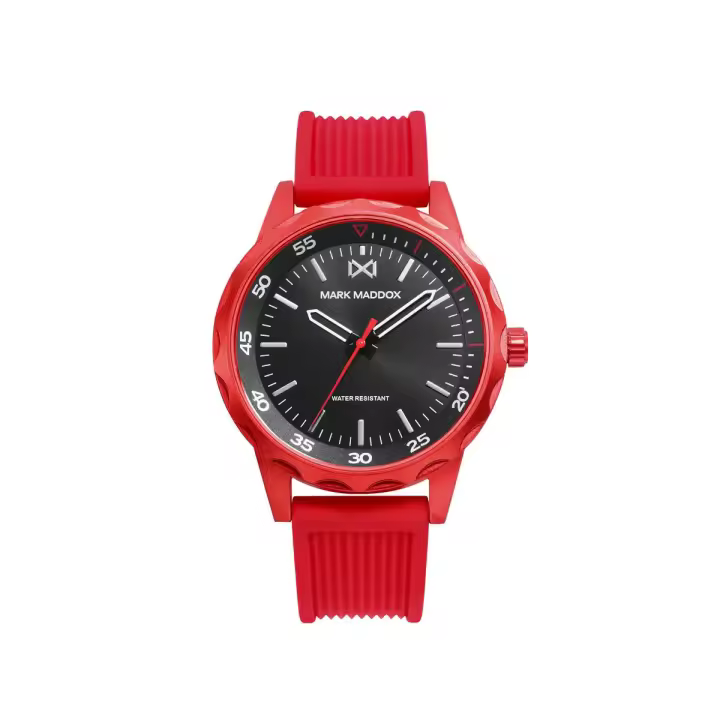 Reloj Mark Maddox HC0115-56 analógico hombre aluminio rojo - 1