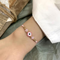 Pulsera Turca Con Ojo Maléfico Para Hombres Y Mujeres Hecha a Mano Con Hilo Tejido Y Cuentas De Cristal Para Parejas Joyería De Moda - details 3