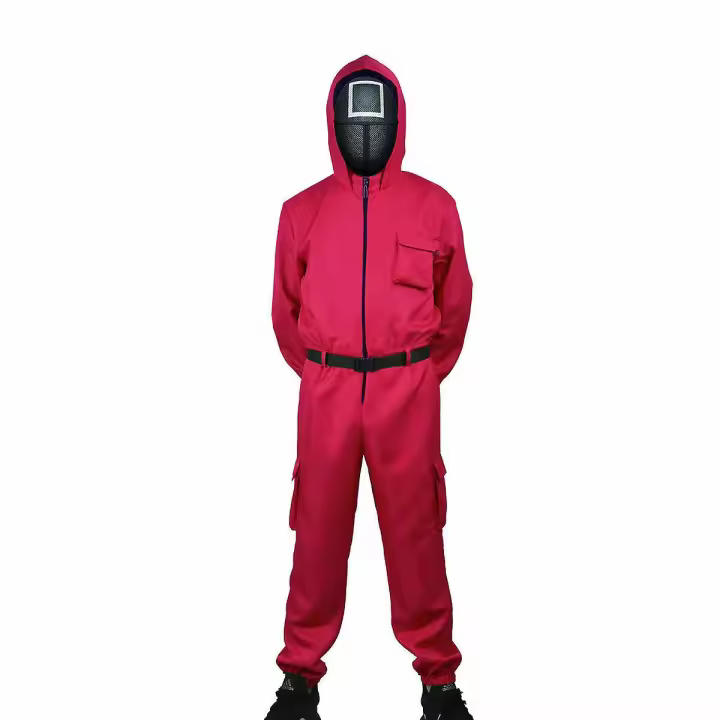 Juego de Calamar de Halloween para niños, mono de Cosplay, conjunto de disfraces - 1