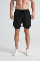 Nuevos Shorts De Verano Para Hombre Doble Capa Gimnasio Deportivo Secado Rápido Entrenamiento 2 En 1 Multibolsillos Pantalones De Correr - details 21