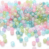 100Pcs 8mm Perlas De Vidrio Cristal Mixed Con Rotura Natural Para Hacer Joyería DIY Pulseras Collares Accesorios De Manualidades - details 17