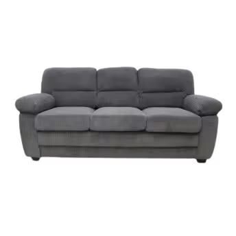 BATZAR Sofá Vintaluxe tres plazas de pana 210 cm - 1