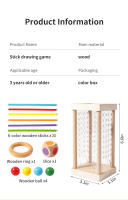 Juguete Educativo De Montessori Para Bebés Desarrollo De Habilidades Motoras Finas Y Cognitivas Con Palitos De Color Juego De Aprendizaje Numérico Y Equilibrio Para Niños - details 4