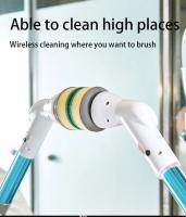 Cepillo de limpieza eléctrico 4 en 1, multifuncional, inalámbrico, giratorio, para baño, cocina, ventanas e inodoro - details 8