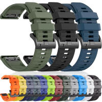 Correa De Silicona QuickFit Para Reloj Garmin Fenix 6 6X pro 7 7X 5X 5 plus Fenix8 Forerunner 955 965 Tactix 8 Brazalete Unisex - details 0
