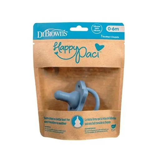 Dr Browns Chupete de Silicona Dr. Browns 0 Meses - Azul - Happypaci - 1