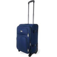 COSHANO Maleta de Tela Trolley Equipaje de Mano Cabina Viaje avión 4 Ruedas 360º Giratorias (Azul Marino) - details 1