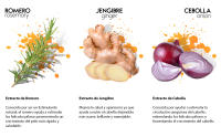 Aceite con Romero para el Crecimiento del Cabello - Fórmula 97% de Origen Natural - Con extractos Vegetales - Loción energizante - Romero Canela Jengibre Cebolla (x2 PACK) - details 1