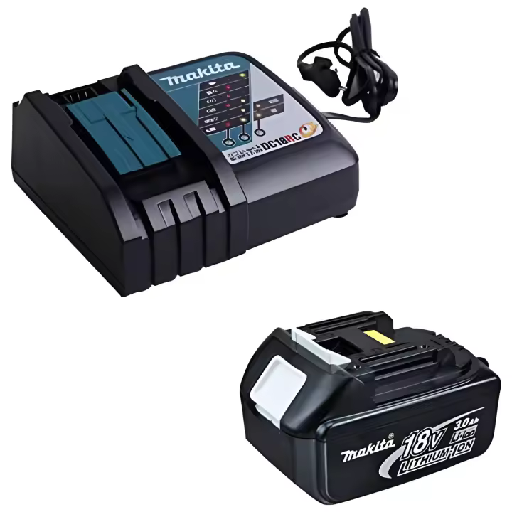 Batería Makita Bl1830bx1 (18V3A) + Cargador DC18RC en Cartón - Pilas - 1