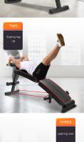 ALLINLIFE FOLDING BENCH FOR ABDOMINAL TRAINING AND MUSCLE - details 8