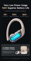 Auriculares Inalámbricos Picun A5 Con Cancelación De Ruido Activa 160H Bluetooth 5.3 Estéreo Impermeables IPX5 Estuche De Carga Incluido - details 6
