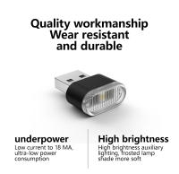 Luz LED USB Mini Para Interior De Coche Decorativa Neón Portátil Nocturna Plug And Play 1-5 Pack Luz De Emergencia - details 5