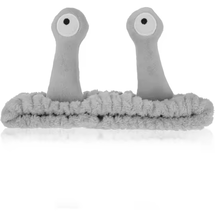 Diadema de caracol para lavarse la cara, bandas para el cabello spa maquillaje diademas mujeres dibujos animados lindo coral vellón diadema elástica accesorios creativos para el cabello - 1