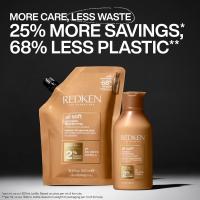 Redken All Soft Shampoo Refill 500 Ml. / Recarga Champú Hidratante con Aceite de Argán para Cabello Seco, Quebradizo o Apagado. - details 2