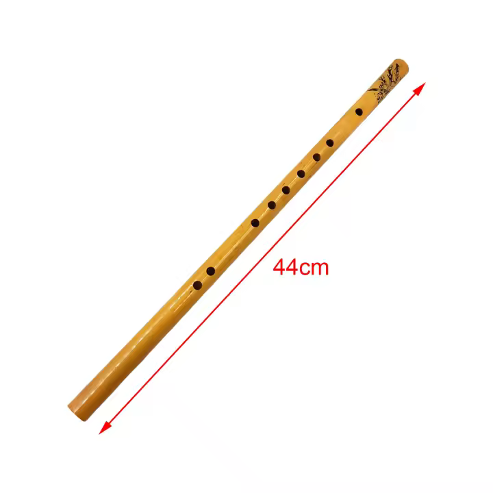 Flauta De Bambú Con 9 Agujeros Instrumento De Viento Profesional Para Principiantes Y Niños Flauta Vertical Chinesa - 1