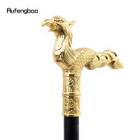 Bastón De Moda Golden Phoenix Con Cola De Fénix Larga Y Punta De Goma 93cm Para Hombres Lujo Y Elegancia En Artículos De Aseo Y Salud - details 5