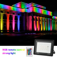 Floodlight LED RGB IP66 Impermeable 220V 30W 50W 100W Luz De Iluminación Exterior Con Reflector Para Paisajismo Y Decoración De Exterior - details 9