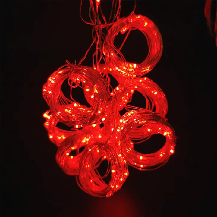 Curtain Lights LED 3M/6M Con Control Remoto USB 8 Modos Decoración De Navidad Para Hogar Dormitorio Lámpara Fairy Lights - 1