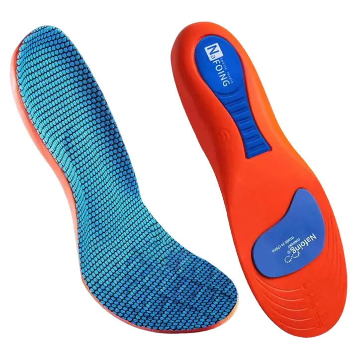 1 Par De Plantillas Norelie Absorción De Choque Para Plantar Fasciitis Ortótica Anti Olor Para Zapatos De Trabajo Y Deporte Para Corredores Y Atletas - 1