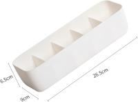 Organizador de cajones de almacenamiento de calcetín de almacenamiento de ropa interior para sujetadores, ropa interior, calcetines, corbatas, bufandas, rosa claro, albaricoque, 2 piezas - details 0